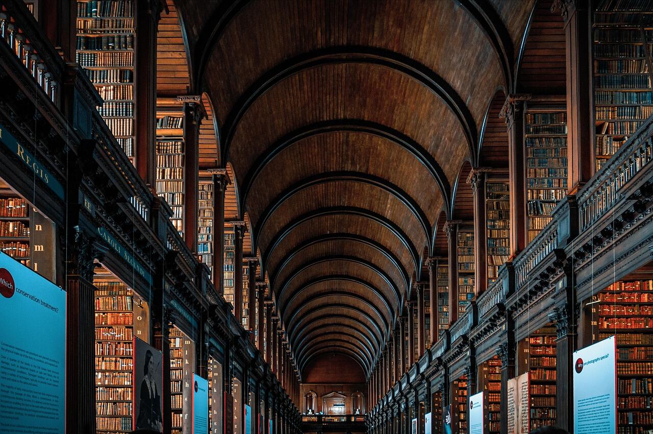 Trinity College and the Book of Kells, Dublin