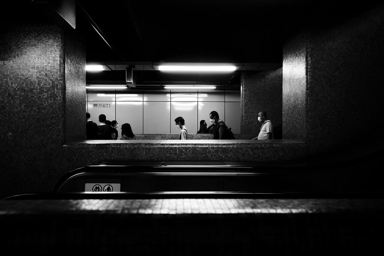 Central-Mid-Levels Escalators, Hong Kong