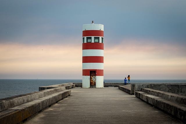 lighthouse, porto, portugal, nature, sea, water, sky, landscape, ocean, waterfront, scenic, sunset, tourism, earth hour, connectcompetition, connect competition, finalist